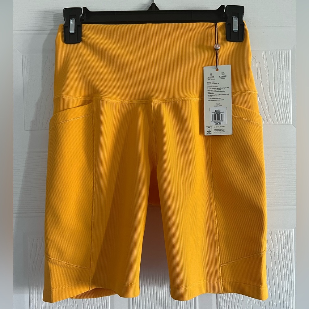 NWT CALIA Mixed Rib Essential Bike Short (Women’s M)